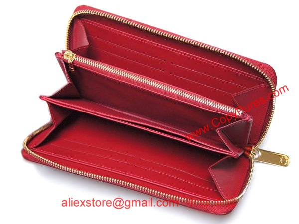 ルイヴィトン　LOUIS VUITTON　ヴィトン　財布　LV　ヴェルニ　ラウンドジップ長財布　ジッピーウォレット　ポムダムールレイユール　M91718